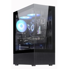 RAIDERDK6 Case|GOLDEN TIGER|Raider DK-6|MidiTower|Case product features Transparent panel|Not included|ATX|Colour Black|RAIDERDK