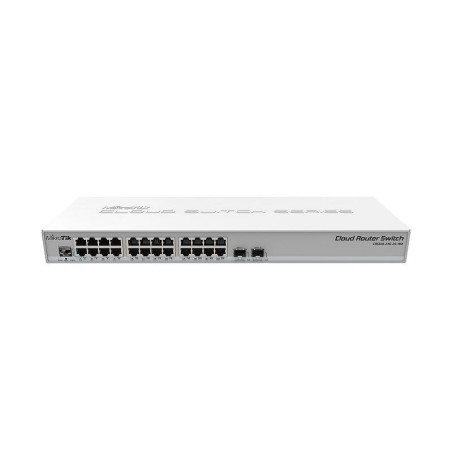 CRS326-24G-2S+RM NET ROUTER/SWITCH 24PORT 1000M/CRS326-24G-2S+RM MIKROTIK iš UAB SINTAS
