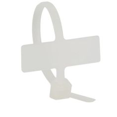 VDIR95X2.4AIKS Dirželis kabeliui su aikštele žymėjimui LEGRAND 032061 95x2.4mm (baltas) iš UAB SINTAS 2
