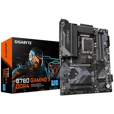 B760GAMINGXDDR4 Mainboard|GIGABYTE|Intel B760 Express|LGA1700|ATX|Memory DDR4|Memory slots 4|2xPCI-Express 3.0 16x|1xPCI-Express