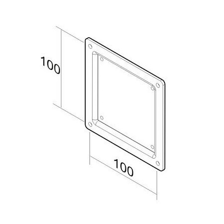 FPMA-VESA100 TV SET ACC VESA ADAPTER PLATE/10-30" FPMA-VESA100 NEOMOUNTS iš UAB SINTAS