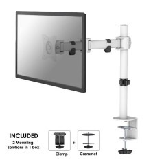 NM-D135WHITE MONITOR ACC DESK MOUNT/10-30" NM-D135WHITE NEOMOUNTS iš UAB SINTAS