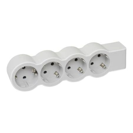 LEGRAND694575 4-vietų ilgiklis su įžeminimu Legrand 694575 (be laido, baltas) iš UAB SINTAS