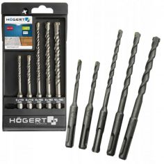 GTVHT6D370 Grąžtų komplektas Hogert HT6D370 (5mm, 6mm, 8mm, 10mm) iš UAB SINTAS 2