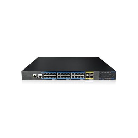 SWITCHUTP7624GEL3 28 prievadų, 24 Lan prievadu komutatorius UTEPO UTP7624GE-L3 iš UAB SINTAS