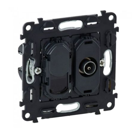 VVALENMECHATVKOMP TV lizdo + kompiuterio lizdo RJ45 mechanizmas Valena life Legrand 753055 iš UAB SINTAS