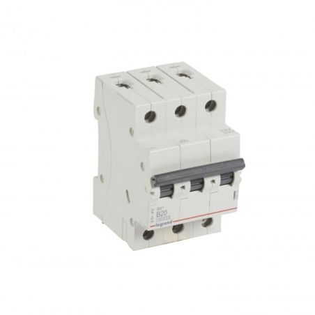 LAUTOMAT3P20AB Automatinis jungiklis MCB RX3 Legrand 419170  (20A, 3P, 230V, 6kA) iš UAB SINTAS