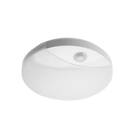 GTVLOG16WLED LOGOS LED šviestuvas su judesio davikliu (16w, 4000K, 1200lm, IP44) GTV LD-LOG16W-LED iš UAB SINTAS