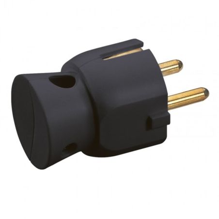 LKISTUKJS Kištukas Legrand 050178 (juodas, laidas iš šono, 16A, 250V) iš UAB SINTAS