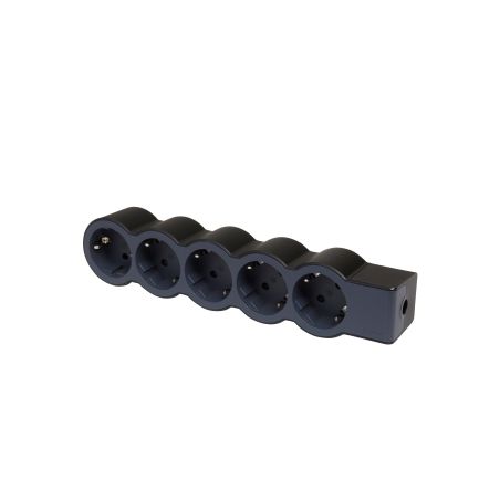 LEGRAND694578 5-vietų ilgiklis su įžeminimu Legrand 694578 (be laido, juodas) iš UAB SINTAS