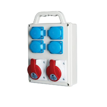PAWBSLIM6S PawBol B.SLIM-6-S plastikinis skydelis 6 mod (4x16A/250V 2x16A/5P) iš UAB SINTAS