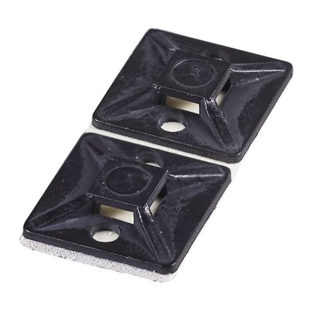 DIRLLHJ Lipni aikštelė dirželiams HAUPA 262163 (100vnt, juoda, 28x28) iš UAB SINTAS