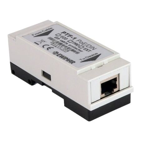 TVVPPTF1EXT/PoE/DIN Viršsrovio apsauga LAN linijai ant DIN bėgelio PTF-1-EXT/PoE/DIN iš UAB SINTAS