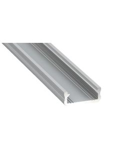 LUMPROFD3MS Aliuminis paviršinis profilis Lumines LED juostoms D (pilkas, 3m) iš UAB SINTAS 2