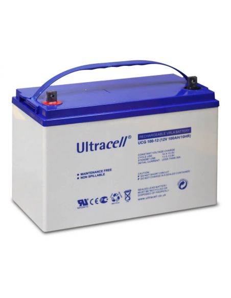 AU100/12 Akumuliatorius Ultracell UCG100-12 (100Ah, 12V) iš UAB SINTAS