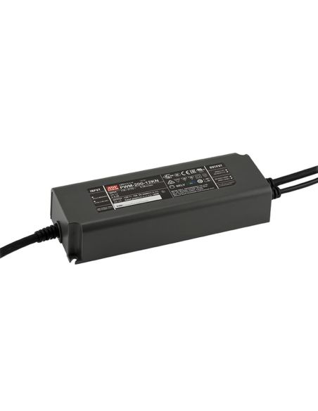MWPWM20024DA Valdomas impulsinis maitinimo šaltinis LED PUSH-DIM Mean well PWM-200-24DA2 (200W, 8.3A, 24V) iš UAB SINTAS