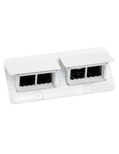 LMODDEZ2X4 Įleidžiama modulinė dėžutė 2x4 mod. Legrand 654004 (metalinė, balta) iš UAB SINTAS 2