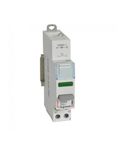 L412920 Mygtukas ant DIN bėgelio su indikacijos lempute Legrand 412920 (20A 100V/1 x N0 kontaktas) iš UAB SINTAS 2