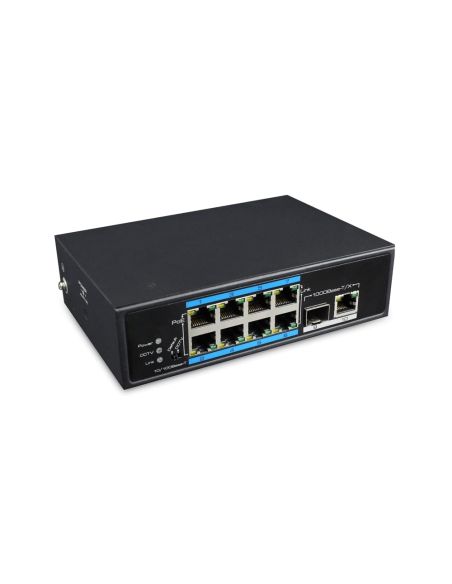 SWITCHUTP7108EPOE 8 prievadų, 8 PoE pramoninis komutatorius UTEPO UTP7108E-POE iš UAB SINTAS