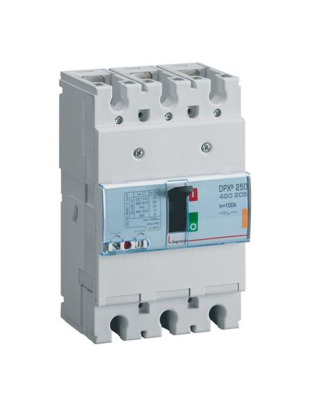 L420205 Automatinis jungiklis DPX3 250TM Legrand 420205 (100A, 3P, 25kA) iš UAB SINTAS