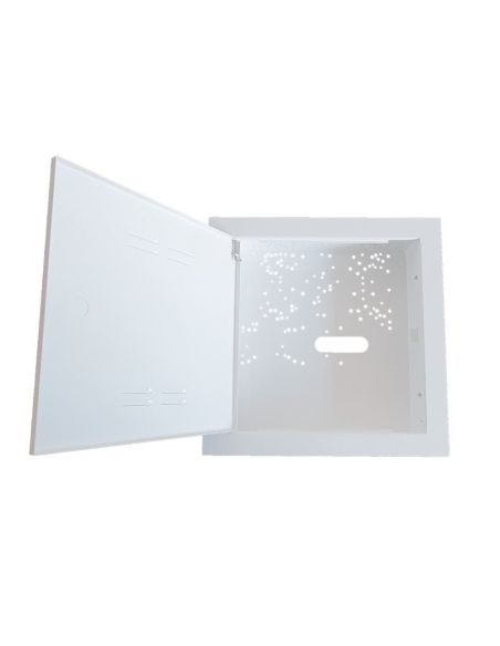 CKOFSBOX280 Įleidžiamas metalinis korpusas nuimumu rėmeliu FSBOX280 (280x280x80mm, baltas) iš UAB SINTAS