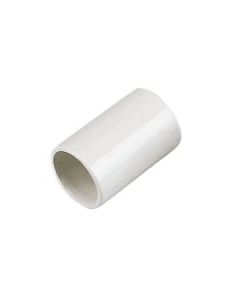 MMOVA16 Tiesus sujungimas 16mm vamzdžiams su išplatintu galu, baltas (100) iš UAB SINTAS 2
