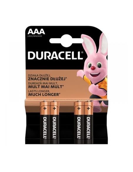 BATERIJALR03/AAADUR4 Baterija Duracell Alkaline LR03/AAA (4 vnt.) iš UAB SINTAS