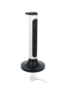 LEGRAND694505 4-vietų vertikalus ilgiklis su įžeminimu Legrand 694505 (2m, su jungikliu, baltas) iš UAB SINTAS 2