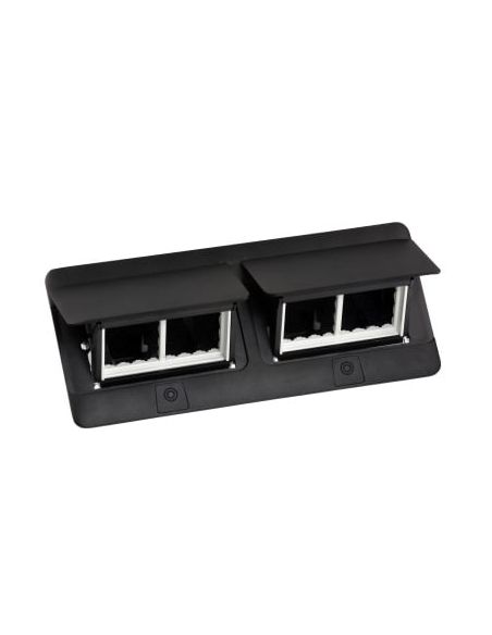 L654005 Įleidžiama modulinė dėžutė 2x4 mod. Legrand 654005 (metalinė, juoda) iš UAB SINTAS