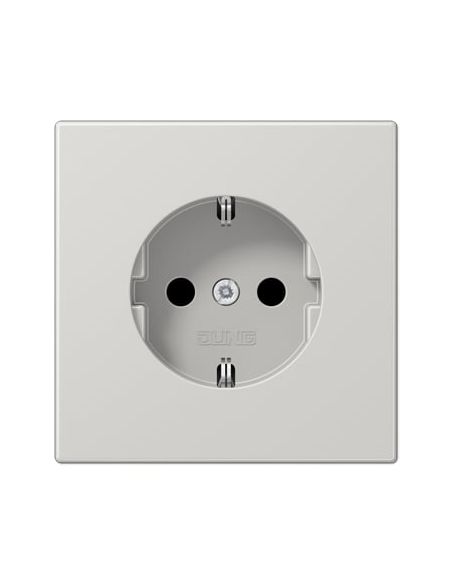 JUNGLS1520LG Kištukinis lizdas su įžeminimu JUNG LS1520LG (pilkas, 16A/250V) iš UAB SINTAS