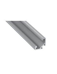 LUMPROFC2MS Aliuminis kampinis profilis Lumines LED juostoms C (pilkas, 2m) iš UAB SINTAS 2
