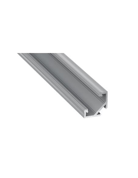 LUMPROFC2MS Aliuminis kampinis profilis Lumines LED juostoms C (pilkas, 2m) iš UAB SINTAS