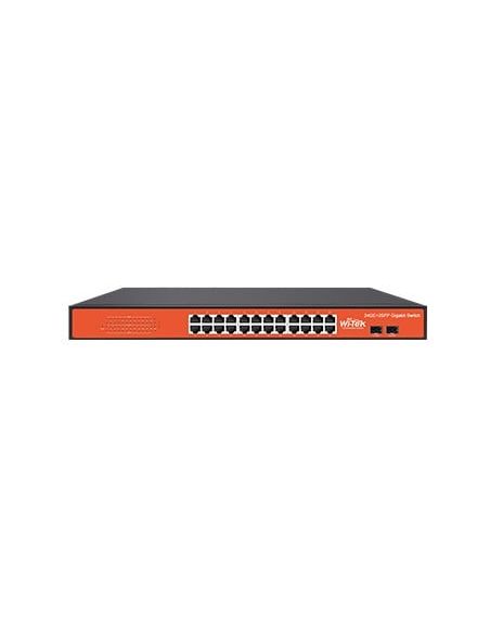 SWITCHWI-SG124F 26 prievadų komutatorius Wi-Tek WI-SG124F iš UAB SINTAS