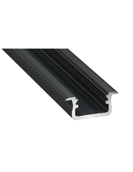 LUMPROFB3MB Aliuminis profilis Lumines LED juostoms (juodas, anoduotas, 3m) iš UAB SINTAS