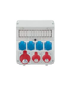 PAWBRBOX3204S PawBol 18.320-4-S R-BOX LUX-320 plastikinis skydelis 13 mod+ (4x16A/250V 1x32A/5P 2x16A/5P) iš UAB SINTAS 2