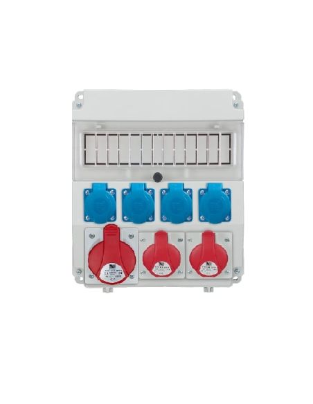 PAWBRBOX3204S PawBol 18.320-4-S R-BOX LUX-320 plastikinis skydelis 13 mod+ (4x16A/250V 1x32A/5P 2x16A/5P) iš UAB SINTAS