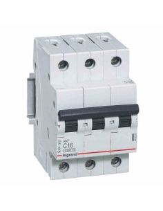 LAUTOMAT3P16AC Automatinis jungiklis MCB RX3 Legrand 419235  (16A, 3P, 400V, 6kA) iš UAB SINTAS 2