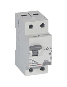 LRELE2P25A Srovės nuotekio relė RCD RX Legrand 402024 (AC, 25A, 2P, 30mA, 230V) iš UAB SINTAS 2