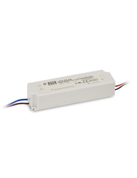 MB1.5/24MEANWELL Impulsinis maitinimo šaltinis LED Mean Well LPV-35-24 (36W, 1.5A, 24V) iš UAB SINTAS
