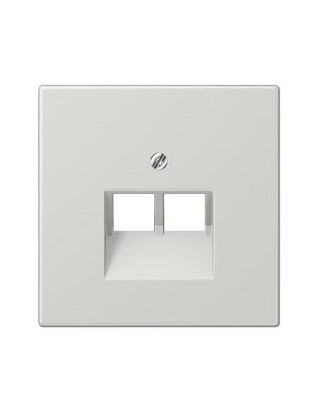 JUNGLS9692UALG Kompiuterinio lizdo apdaila JUNG LS969-2UALG (pilka, 2xRJ45) iš UAB SINTAS