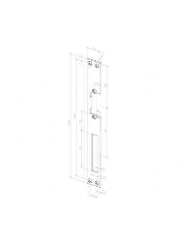 PSES02140 El. sklendės juosta EFF EFF - ASSA ABLOY 02140 iš UAB SINTAS