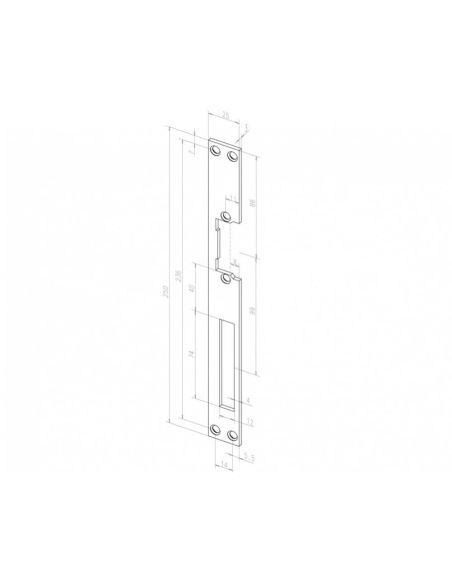 PSES02140 El. sklendės juosta EFF EFF - ASSA ABLOY 02140 iš UAB SINTAS