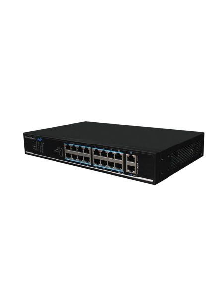 SWITCHUTEPOUTP1218PSB150 18 prievadų 16 PoE prievadų komutatorius UTEPO UTP1218-PSB150 iš UAB SINTAS