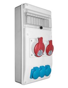PAWBSLIM10S7BRS PawBol B.SLIM-10S-7BR-S plastikinis skydelis 10 mod+ (3x16A/250V 1x16A/5P 1x16A/5P) iš UAB SINTAS 2