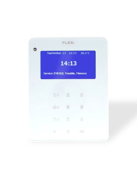 CVTRSK232LCDW Klaviatura Trikdis FLEXi SK LCD iš UAB SINTAS