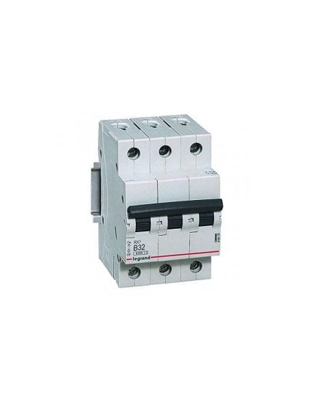 LAUTOMAT3P32AB Automatinis jungiklis MCB RX3 Legrand 419172 (32A, 3P, 230V, 6kA) iš UAB SINTAS