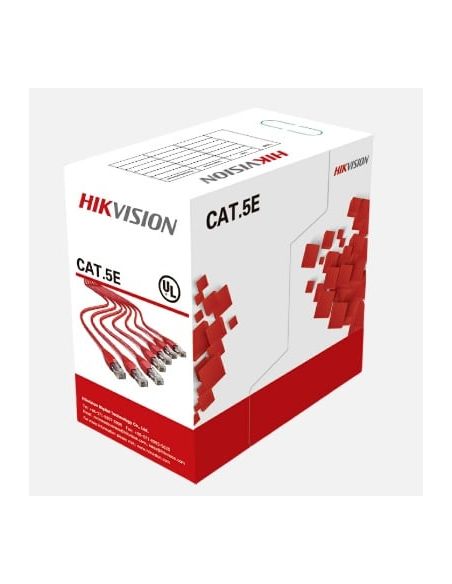 KRUTP5HIK055 Kabelis ryšio Hikvision UTP 5E (Gysla-0.50mm, ritė 305m) DS-1LN5E-S iš UAB SINTAS