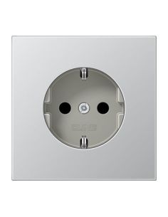 JUNGLSAL1520 Kištukinis lizdas su įžeminimu JUNG AL1520 (aliuminė spalva, 16A/250V) iš UAB SINTAS 2