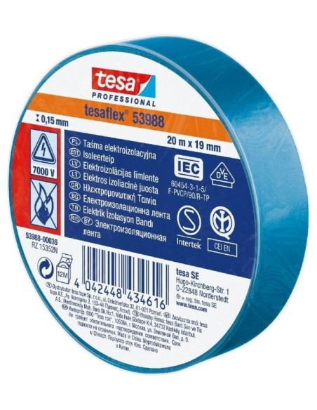 VIZOTM20 Izoliuojanti juosta TESA (mėlyna) 20m x 19mm 53988-00036-00 iš UAB SINTAS