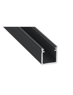 LUMPROY2MB Aliuminis paviršinis profilis Lumines LED juostoms Y (juodas, 2m) iš UAB SINTAS 2
